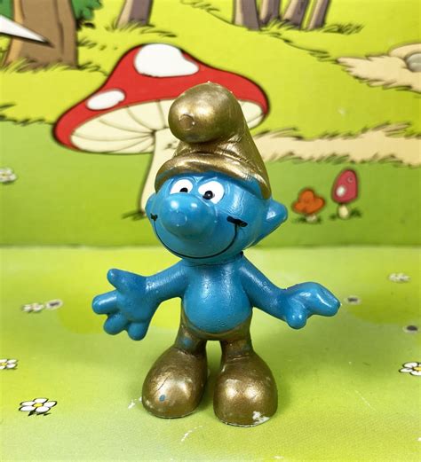 The Smurfs Schleich 20005 Golden Smurf Wgermany