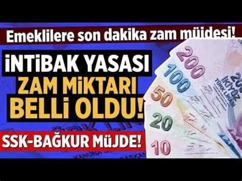 Yili Sonrasi Emekl Lere Yen Nt Bak Zammi M Jdes Geld Youtube