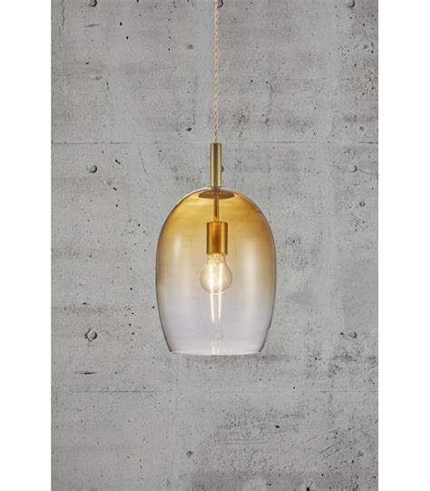 Lampa wisząca szklana UMA 23 bursztynowa 2112723027 Nordlux