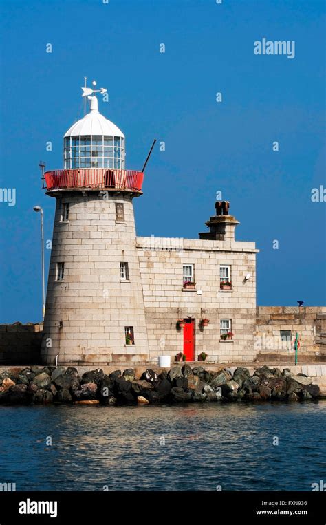 Howth lighthouse in county Dublin, Ireland. The lighthouse was built in 1817 Stock Photo - Alamy