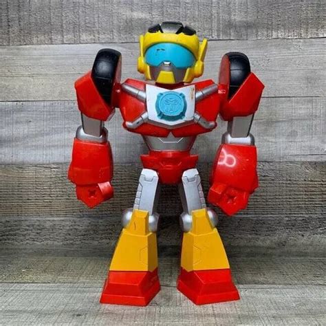 Hasbro Toys Playskool Heroes Rescue Bots Academy Hot Shot Mega Mighties Transformers Hasbro