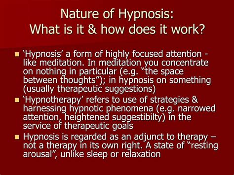 Hypnosis Meaning