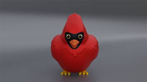 Stl File Cardinal・3d Printing Design To Download・cults