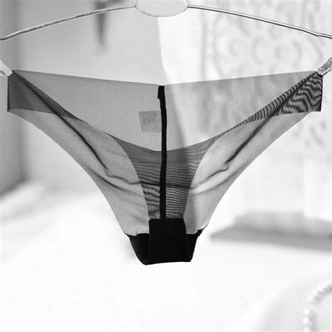 Sexy Panties Women Ultra Thin G String Thong Women Lace Low Rise Solid