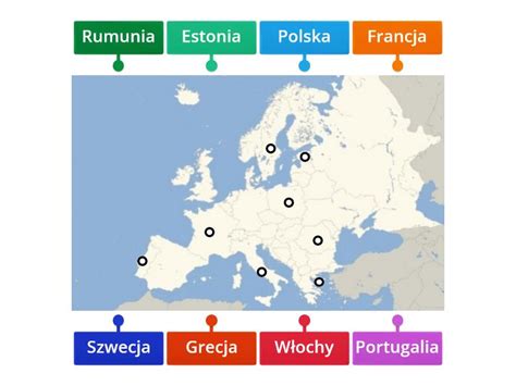 Państwa Europy Diagrama con etiquetas