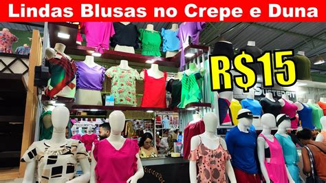 Moda Center Santa Cruz Pe Lindas Blusas E Cropped No Duna E Crepe