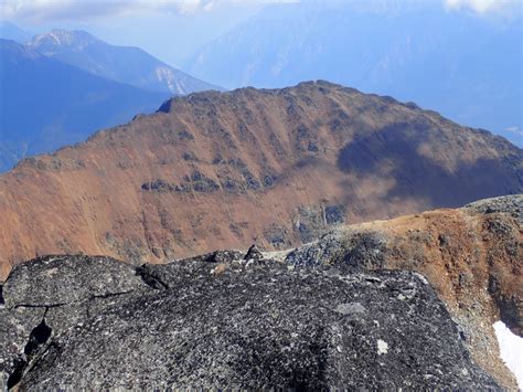 Kafir As Seen From Nearby The Trailhead Kafir The Summit Ridge