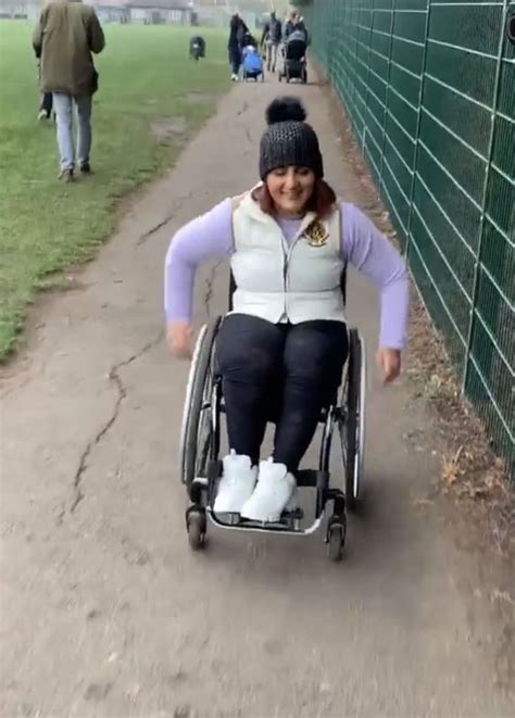 Jack Cast S Blog Spina Bifida Girl Wheeling In The Park