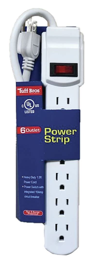 MBS Omaha A Div Of Omaha Distributing Co Inc 6 Outlet Power Strip