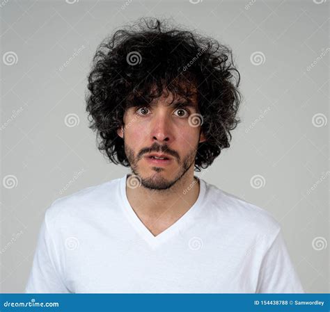 Portrait Of Young Man With Angry Face Looking Furious Human