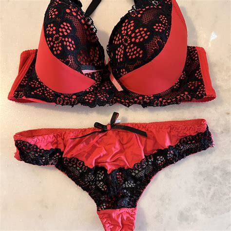 Lingerie Set Brand New Never Worn Size 80B 34B Depop