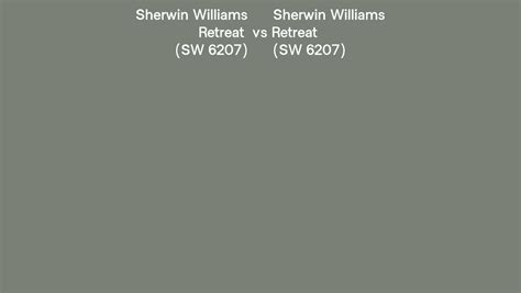 Sherwin Williams Retreat Vs Retreat Side By Side Comparison