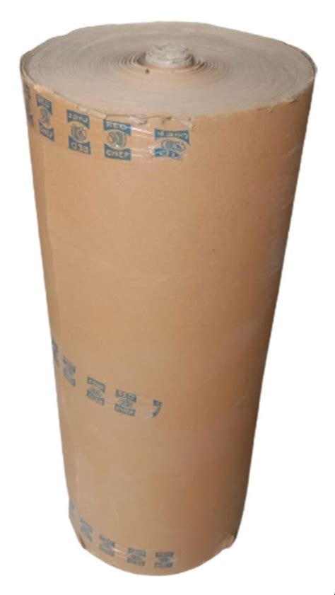 Plain Brown 2 Ply Corrugated Sheet Roll For Making Box GSM 130 At