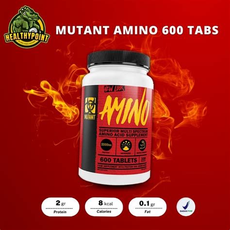 Jual Mutant Amino 600 Tablet Mutan Protein Whey Isolate 300 Tabs BPOM ...