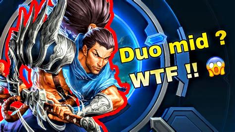 ¿jugando Yasuo Con Un Soporte En Mid Wtf Gameplay Mid Con Yasuo Vs