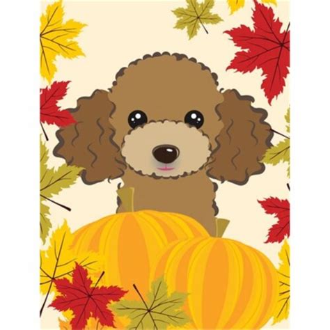 Chocolate Brown Poodle Thanksgiving Flag Garden 1 Smiths Food And Drug