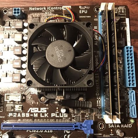 Asus F2a55 M Lk Plus Motherboard Fm2a55 With Io 8gb Ddr And Amd A6 5400k Cpu Ebay