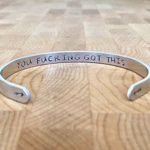 Mature Jewelry You Fucking Got This Bracelet Etsy Canada