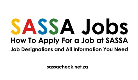 SASSA Jobs Vacancies | How To Apply | Positions