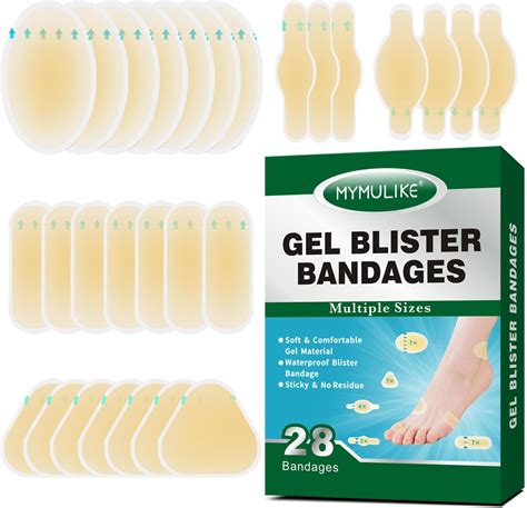 amazoncom blister bandages  count mymulike  shapes hydrocolloid