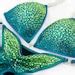 Blue Green Crystal Competition Bikini Suit CB215 Etsy
