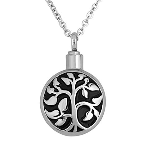 Tree Of Life Stainless Steel Cremation Pendant Necklace Quality Urn