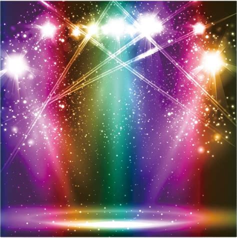 Amazon YongFoto 8x8ft Rainbow Color Stage Backdrop Glitter