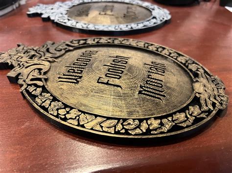 Personalized Disney Inspired Haunted Mansion Themed Plaque - Etsy