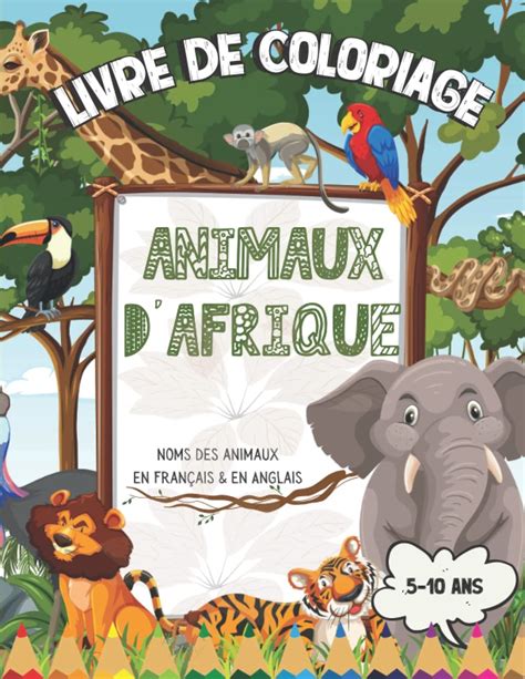 African animals coloring book for kids by yohafrika - Book - ANKA