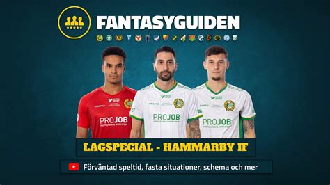 Lagspecial Hammarby If Allsvenskan Fantasy Youtube