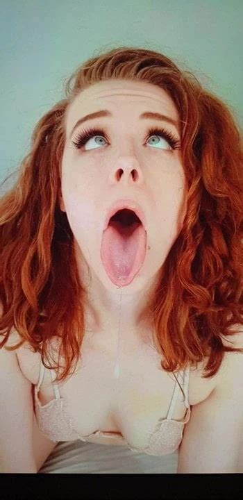 Huge Cumshot On Ahegao Redhead Girl After 20 Days Of Nofap Gay Skinny