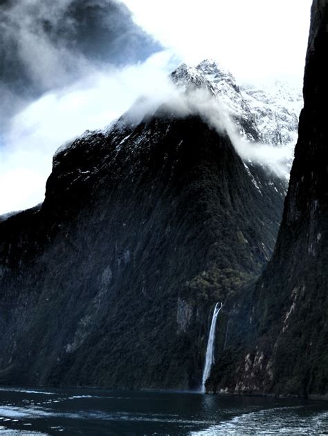 Milford Sound waterfall, New Zealand. By K.Rodaja | Milford sound ...