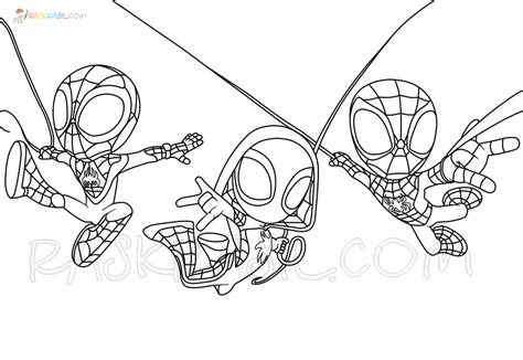 Spidey And His Amazing Friends Coloring Pages - Coloring Home