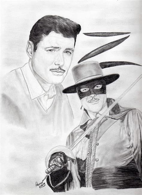 Guy Williams As Zorro - Disney Fan Art (41953403) - Fanpop