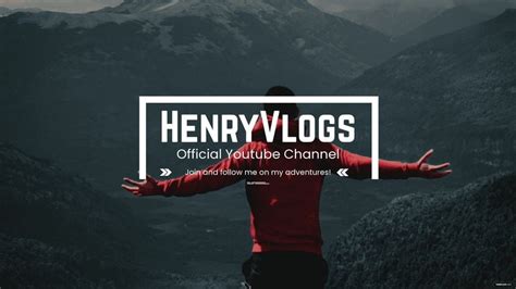 Free Vlog Youtube Banner Template to Edit Online