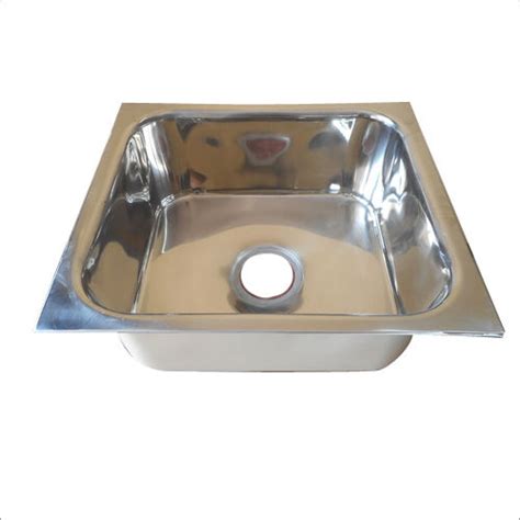 silver single bowl deep sink   price  delhi tirupati steels