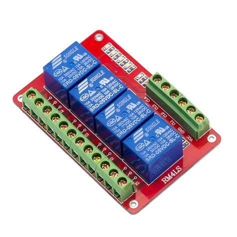 RM4LS-5V - блок реле 4-канальный - купить по цене 726 руб. в DARXTON