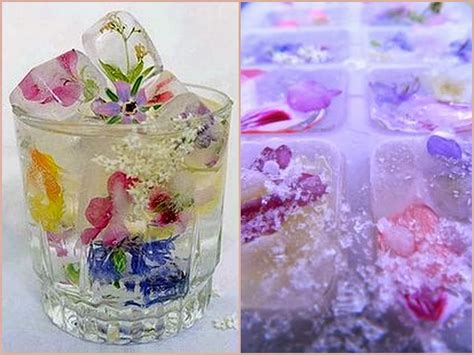 Diy Flores En Cubitos De Hielo Bliss Eventos