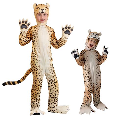 Kinder-fr-hlich-Gepard-Kost-m-Overall-Tier-Jungen-Leopard-Halloween ...