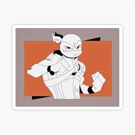 "Rottmnt Mikey" Sticker for Sale by duffuma | Redbubble