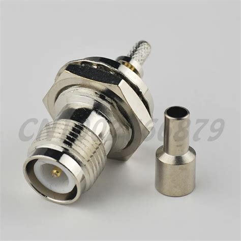 Rf Electrical Rp Tnc Female Male Pin Bulkhead Jack Straight Reversed Polarity Connector For