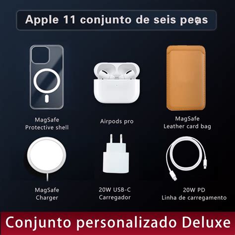 Carregador Sem Fio MagSafe 20 W Carga Rápida pd Cabo De Dados