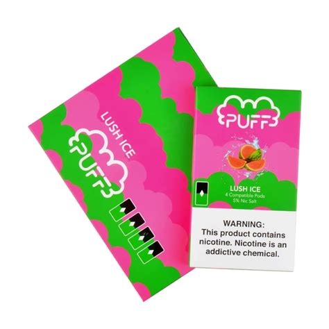 Puff Lush Ice 4 Pods Ziip Pods In Stock Compatible Juul Low Price