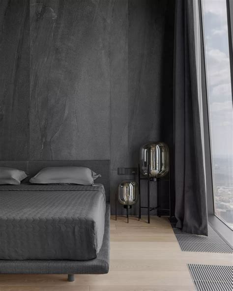 Hot Walls квартира для молодого человека в Москве Сити 60 кв метров