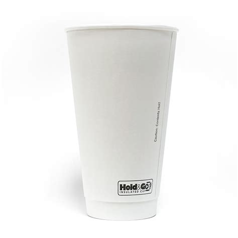 20 Oz Blank Recyclable Double Walled Paper Cup The Cup Store