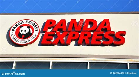 Panda Express Restaurant Sign Editorial Photo Image Of Gourmet