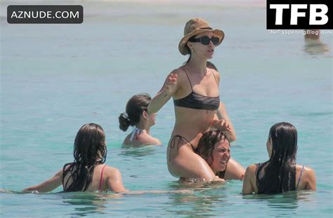 Aurora Ramazzotti Sexy Seen Showing Off Her Hot Bikini Body At The Beach In Formentera With