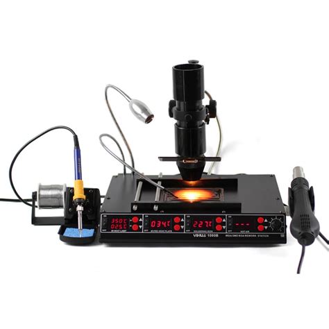 YIHUA 1000B In Station IR Infrared BGA Preheater Soldering Station And Hot Air Rework Station