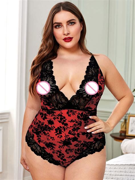 Plus Size Lingerie Lycra Spandex Purple Oversized Sheer Stretch Bodycon Dress Milanoo