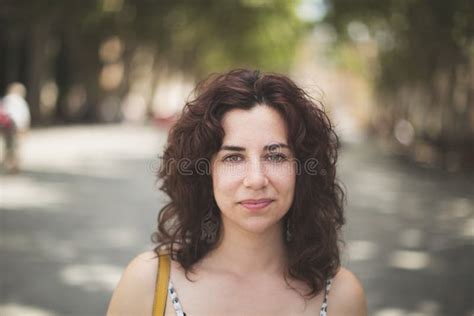 Brunette Portrait Stock Photo Image Of Outside Portrait 58788262